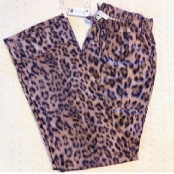 Joie Animal Print Drawstring Pants NWTS - Picture 6 of 16